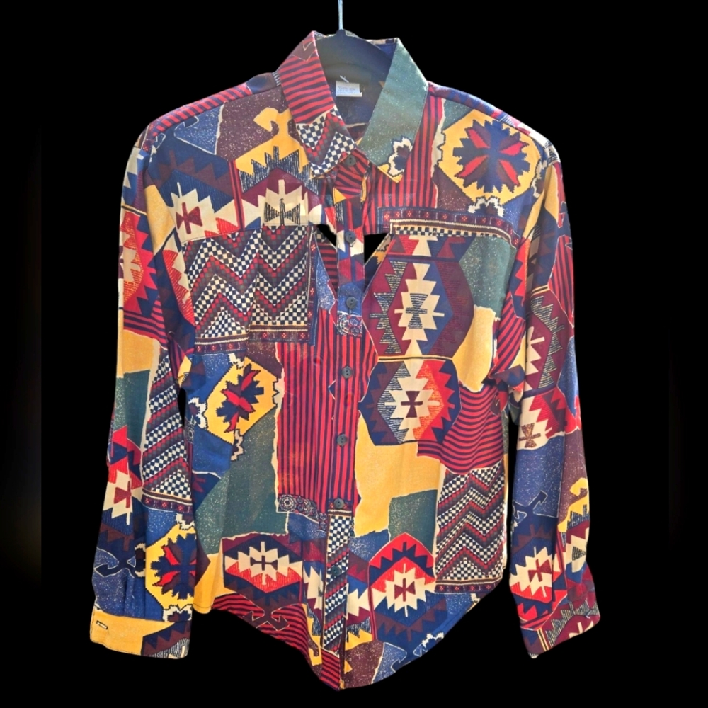 Vintage Roughrider By Circle T Button-up Western Shirt NEW - S